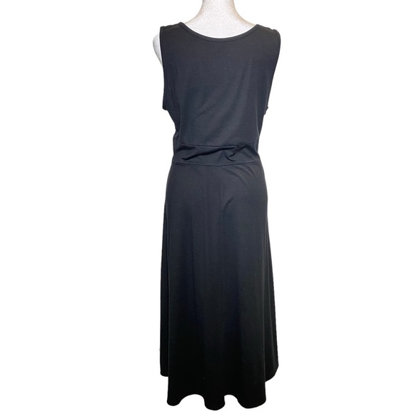 Weekenders Joy Collection women's size M Black Stretchy sleeveless Midi Dress - Picture 5 of 6